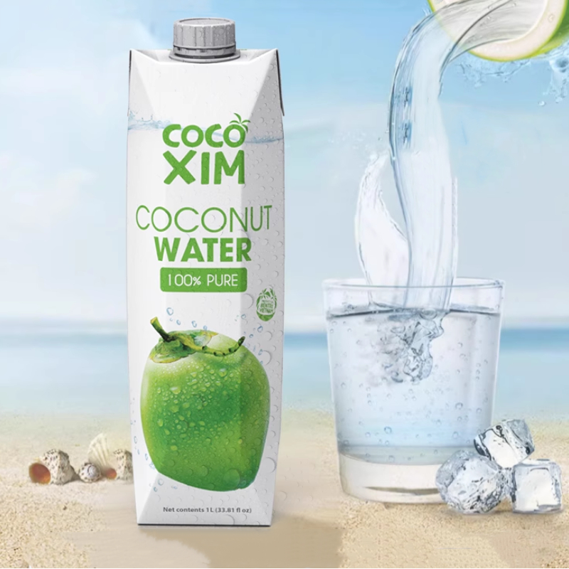 COCOXIM100%椰子水0添加NFC椰青果汁饮料1L*1瓶椰子鸡火锅原料