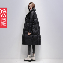 Duck Duck Black Down Winter 2022 winter new high - end big - tier fashion gas northern coat