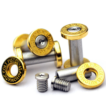 Brass primer screw handle patch rivet screw stainless steel pair lock straight knife fastener cutter DIY