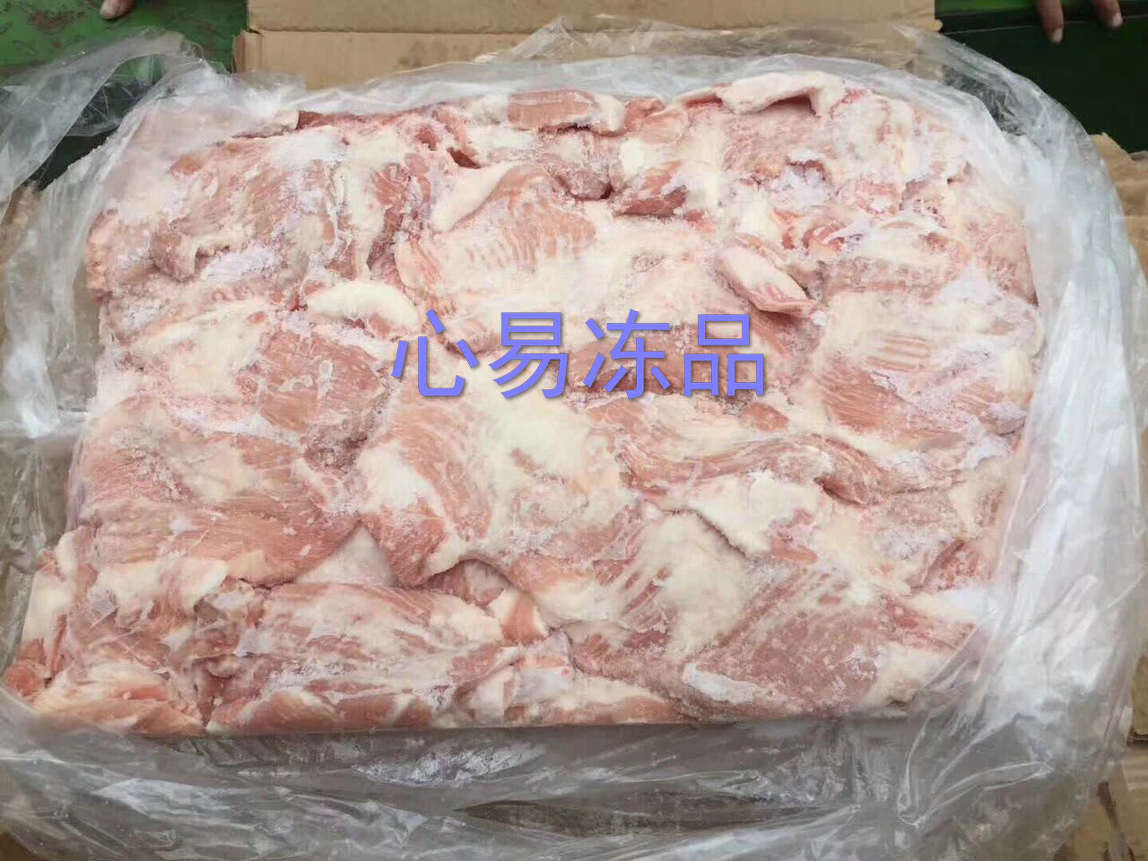 Fresh frozen pork neck meat 40 catties pine meat charcoal grilled pork neck meat Korean barbecue Jiangsu, Zhejiang, Shanghai and Anhui meat green