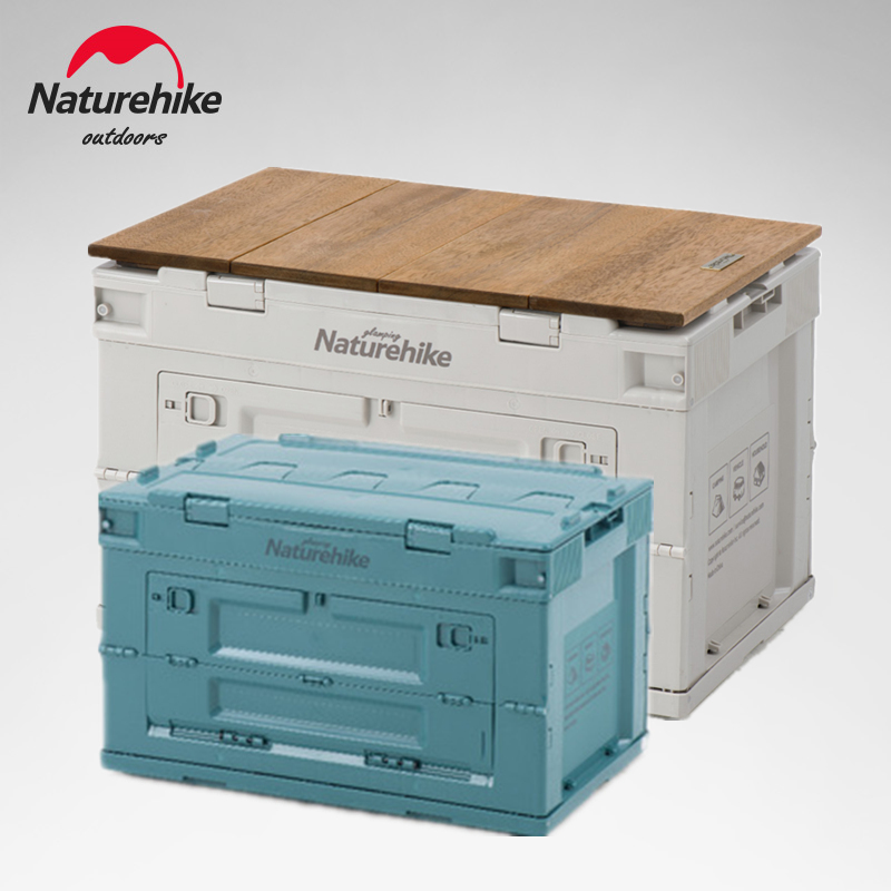 Norwegian guest folding containing box to add table plate outdoor self-driving camping picnic equipped with portable on-board containing box