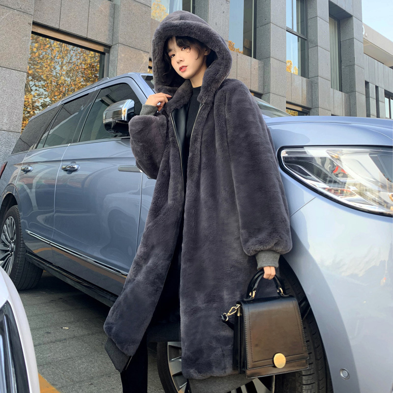Double-Sided Fleece Thick Fur Coat for Women and Men, Same Style, 2025 Autumn and Winter New Korean Style Lamb Wool Parka Long Coat