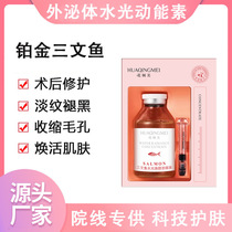 Exosome water-light needle kinetic energy salmon water-light needle microcrystal introduction into the muscle base liquid whitening essence original solution