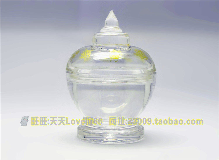 The Mizong Buddhist Eight Treasure Auspicious Crystal Buddha Tasholita Manna Amber Treasure Bottle Bodhi Tower is dedicated to supplies shell cassettes