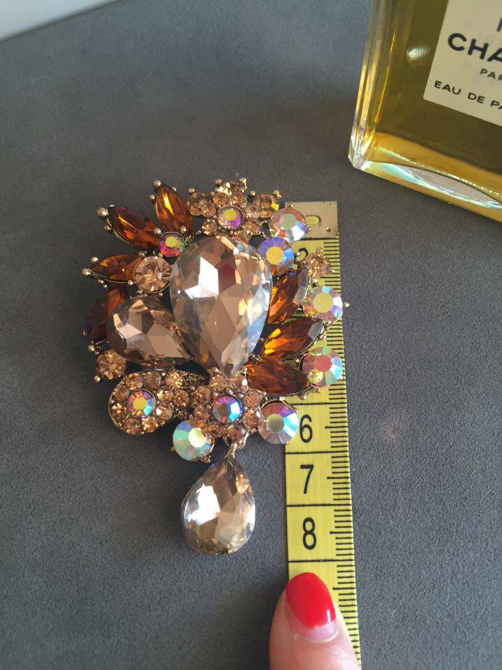 Broche femme en cristal autrichien - Ref 1174034 Image 28