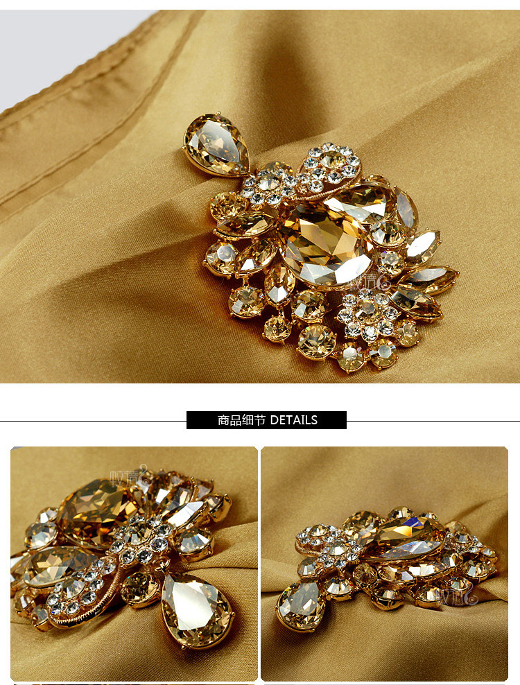 Broche femme en cristal autrichien - Ref 1174034 Image 25