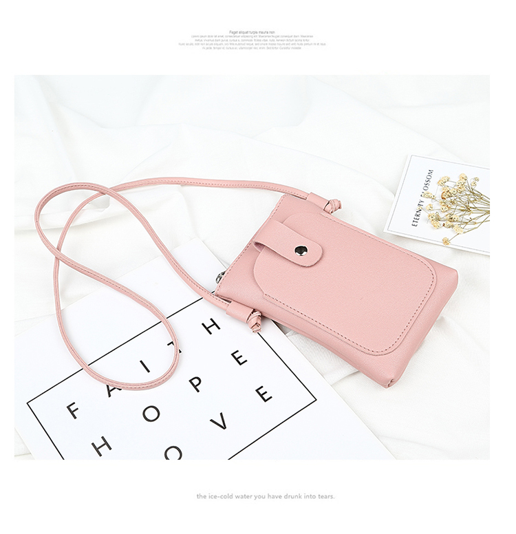 Phụ nữ vai túi Messenger túi túi điện thoại di động purse túi nhỏ túi xách Hàn Quốc phiên bản của mùa xuân và mùa hè mới thời trang giản dị túi vải đựng điện thoại