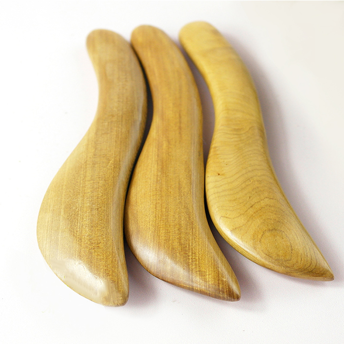 Vietnam S - shaped wood massage rod Shaped wood scraped plate and incense camphor massage rod
