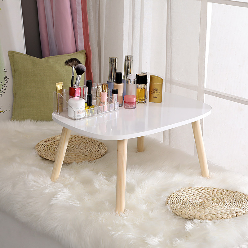 Minimalist modern short table tatami small round table day style small tea table small family floating window small desk short desk