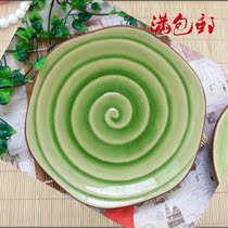 Foreign Trade Export Day Style Ice Cracking Glazed Cutlery Hot Dish Hot Pot Dish Kitchen Cutlery Dish Kitchen Cutlery Hexagonal Romark