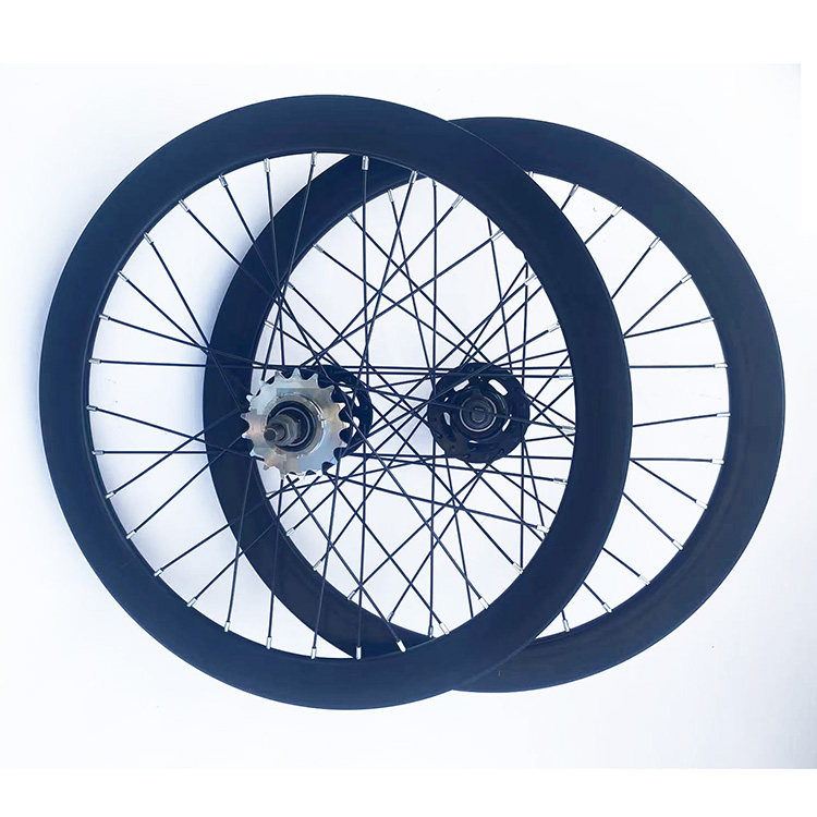 20-inch dead flywheel set 32 holes aluminum alloy 40mm knife ring wheels 20 inch to ride live flying down brake small wheels