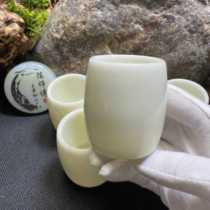 Good-looking tea cup jade wine cup master cup straight cup drinking water jade cup random delivery for home use