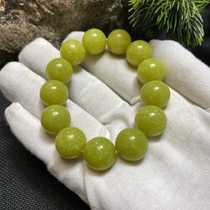 Natural sleeve jade round bead bracelet mens and womens gift bestie bracelet jewelry round bead oil moistening plate to play with