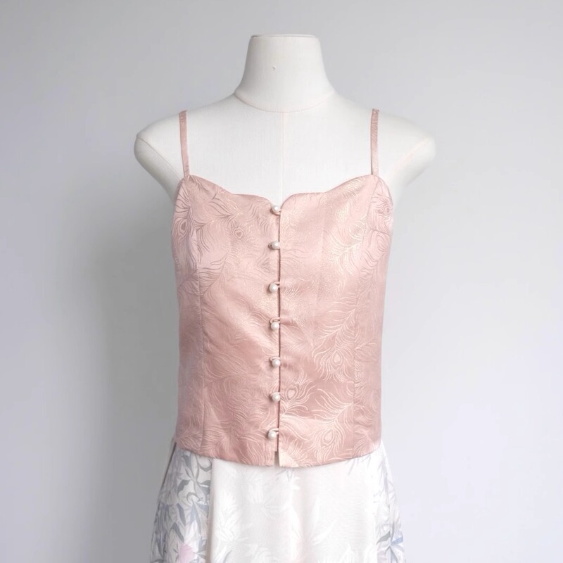【Yuyi】Original Design! Multi-Color Silk with Intricate Tailoring, Sophisticated Curves, and Finely Crafted Buttoned Straps for Layering