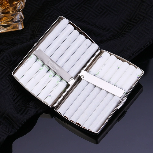 Маленький портативный металлический ультратонкий креативный портсигар подходит для мужчин и женщин, делается под заказ