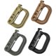Tactical hanging buckle ອຸປະກອນນອກ nylon key buckle belt buckle carabiner backpack hook buckle D-shaped lock buckle quick buckle