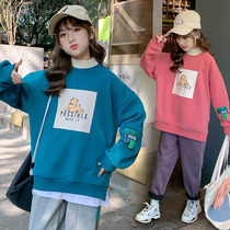 Girl gush clothing integrated suede CUHK Thickening Foreign Air Girl Clothing 2022 New Tide Autumn Winter Han Edition Burst