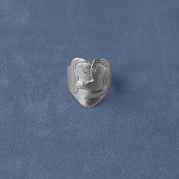 Sale e pepe pepper and salt sterling silver hug ring new year's birthday valentine's day gift