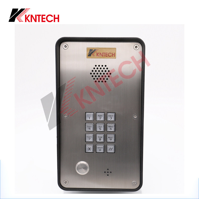 Outdoor waterproof and riot-proof IP access control walkie-talkie stainless steel hands-free emergency phone Kunlun KNZD-43
