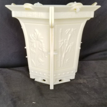 Cement flower pot mold Hexagonal orchid concrete mold Four-corner elephant fortune word goldfish bonsai abrasive model