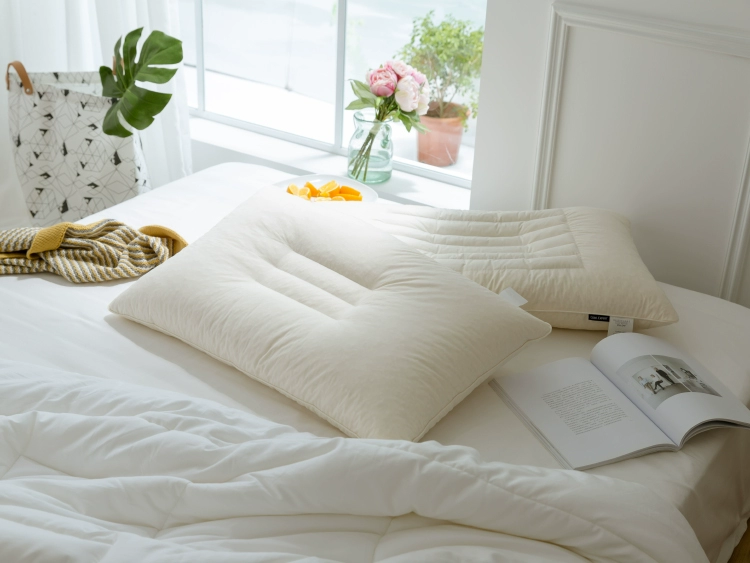 Xuất khẩu hạt cao su thiên nhiên gối lõi bông người lớn và thấp cổ tử cung