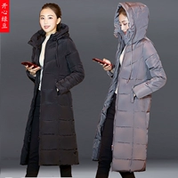 Ưu đãi đặc biệt mùa đông áo khoác nữ dày, áo khoác cotton dày phiên bản Hàn Quốc của đầu gối là áo khoác cotton mỏng xuống áo phao sát nách nữ