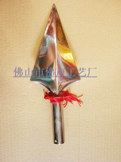 Super popular Foshan traditional stainless steel flagpole head dance dragon dance lion dance lion head performance props manufacturer