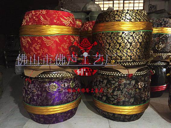 Super Value, Popular, Authentic Foshan Lion Dance Drum, High-Pitched Buddhist Sound, Dragon Dance, Lion Dance, Musical Instrument, Cowhide Performance Props Manufacturer