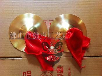 Great Value Popular Pure Copper Cymbal Children's Percussion Instrument Kindergarten Toy Children's Awakening Lion Dance Dragon and Lion Cymbal Manufacturer