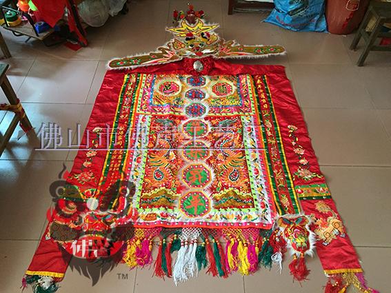 Customized popular Foshan traditional head-brand umbrella dragon dance lion lion drum show props manufacturers