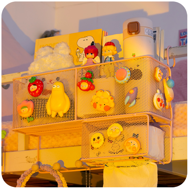 Hanging basket dormitory upper bunk bedside college students live on campus women's equipment storage box bed bedside bedroom shelf must be artifact