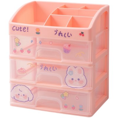 Desktop storage box student ins stationery hand account artifact box cosmetic cabinet office desk drawer rack