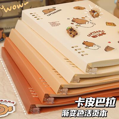 Kapibala loose-leaf Notebook a5 for girls, coil notebook, Special stationery for postgraduate entrance examination, high appearance level, b5 learning supplies