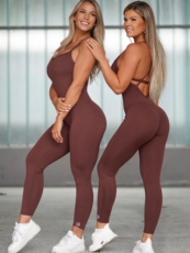 Купальник йога 代购bombshell form bodysuit女新款健身瑜伽速干透气美背连体衣