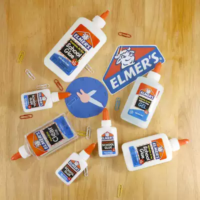 American Elmers Elmer bull head students milky white glue make mud slime children handmade DIY