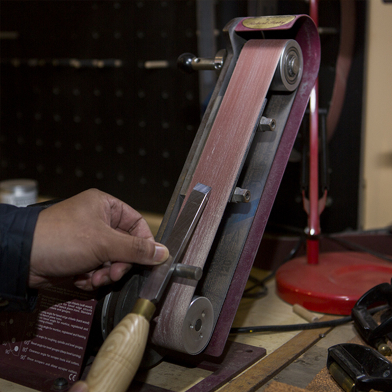 Robert-Sorby Advanced Tool Grinding System Corundum Zirconium Ceramic Belt Sander Grinding Belt Haiwei Workshop