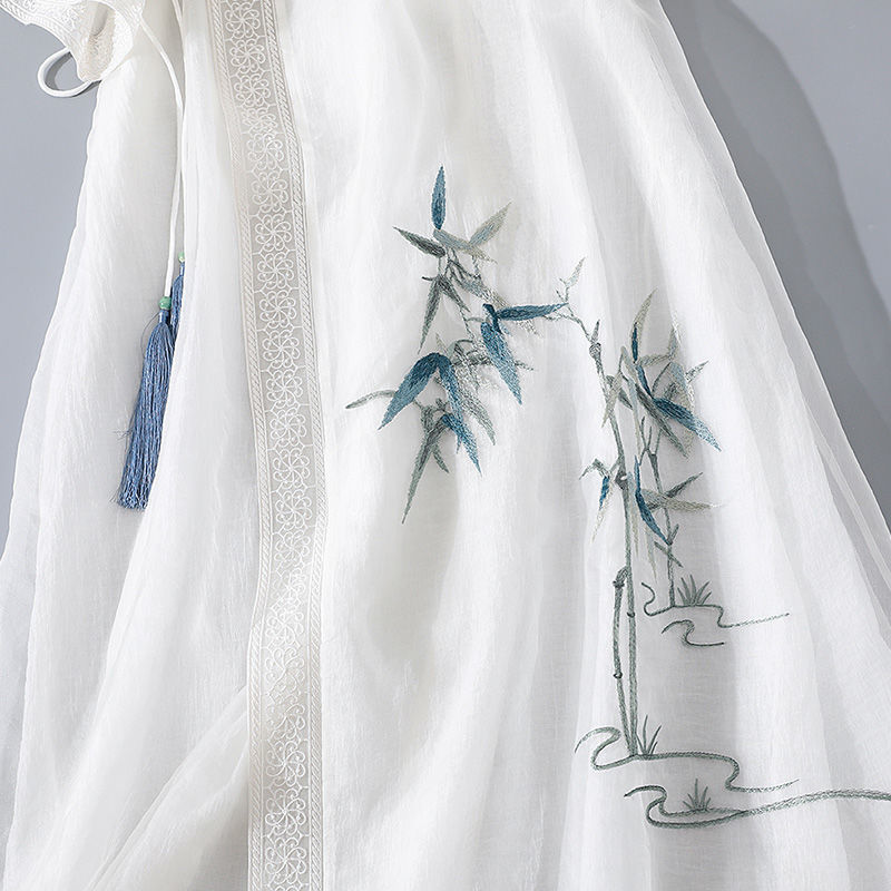 Spring retro ethnic Hanfu, dress, 2024 years, Chinese style Spring retro ethnic Hanfu, dress, 2024 years, Chinese style