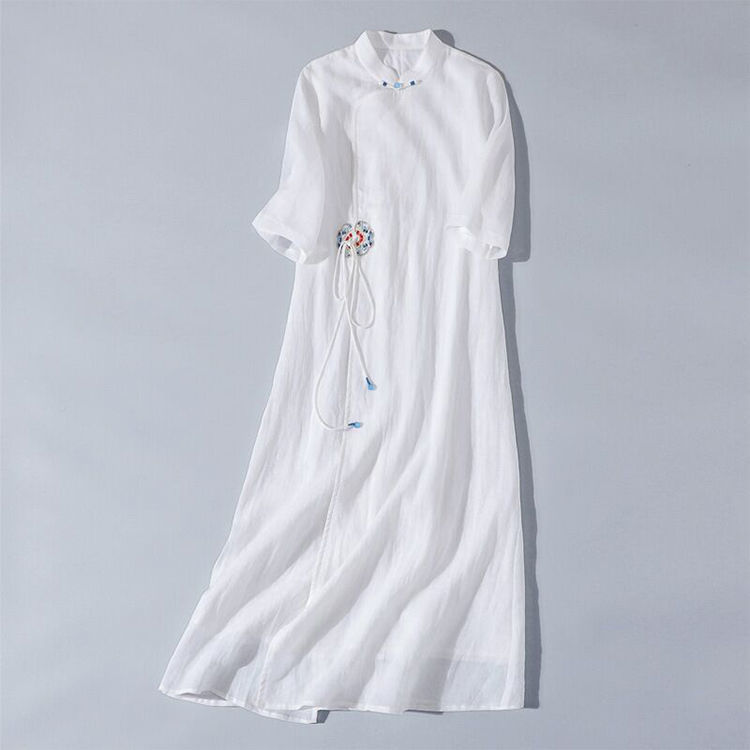 Summer ethnic elegant clothing, dress, 2024 years, ethnic style, Chinese style