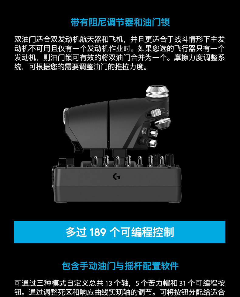 [Spot SF] Logitech G Titanium Saitek X56 Microsoft Flight Simulator Rocker Trò chơi điều khiển Logitech Titan X56 - Cần điều khiển tay ps3