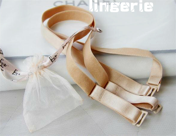 Chất lượng cao đàn hồi da tông màu dây đai áo ngực Dây đeo đồ lót Có thể tháo rời áo thun dây đeo vai Tháo dây đeo vai dây áo lót hở lưng gợi cảm