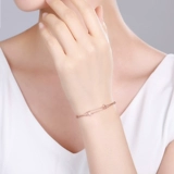 Звездный браслет Zokay 18K Rose Gold для женщин AU750 Золотая двойная цепь, полная звезд Золото, корона, ручные украшения