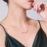 Бриллиантовая подвеска, двойное ношение, четырехлистный клевер