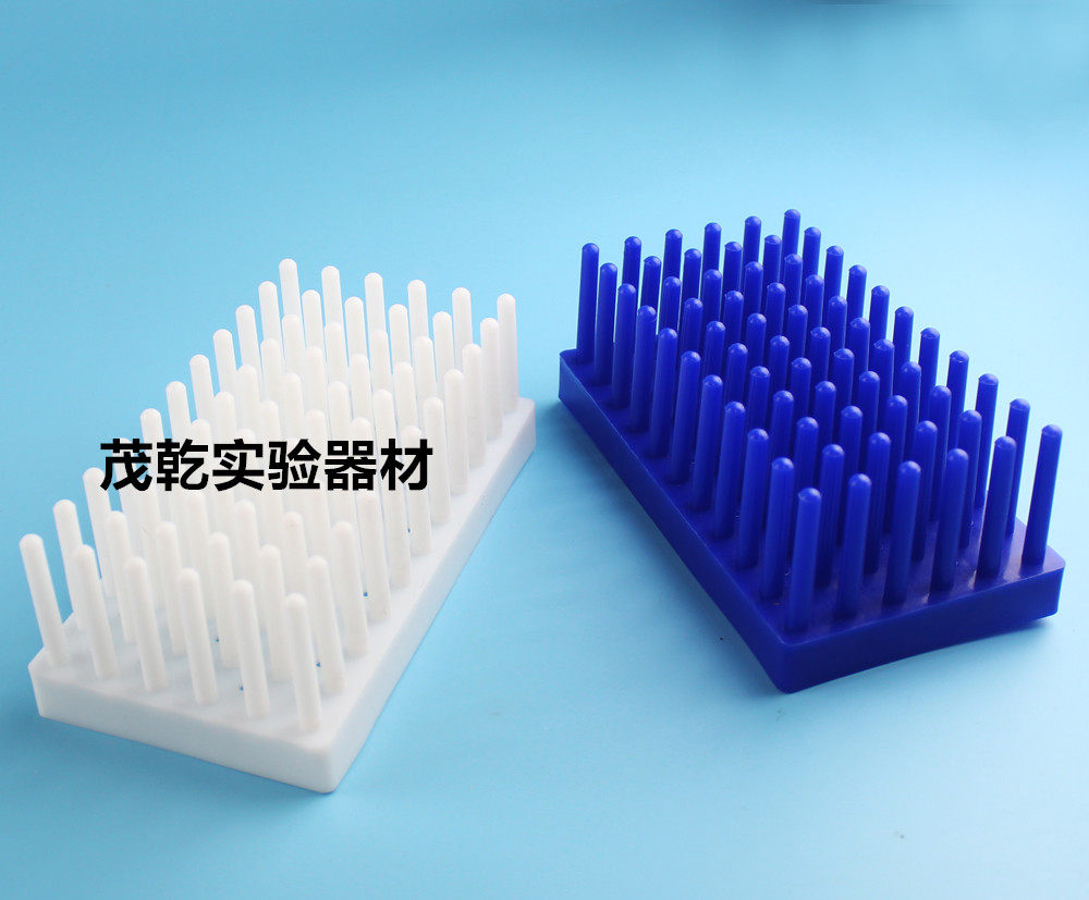 塑料柱式试管架66和102柱离心管架玻璃流式顺倒插沥水架