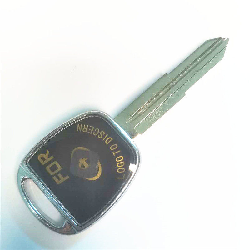 High-end alloy edging drop rubber windfield car key blank-Taobao