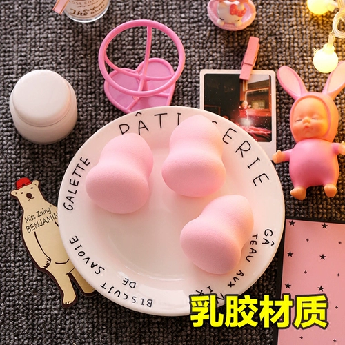 Корейская инсфу мягкая девушка латексная тыква порошковая пучка красавица из яиц -макияж губки влажная сухая вода капля порошок слой