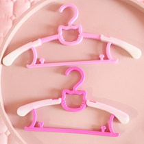 Cartoon cute childrens hangers to hang baby baby small clothes rack household multifunctional childrens clothing support