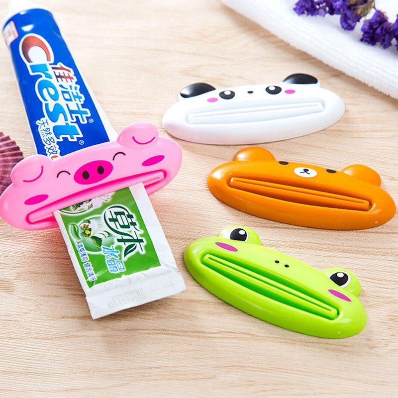 Creative cartoon cute toothpaste squeezer Korean version manual toothpaste squeezer Lazy cosmetic facial cleanser squeezer