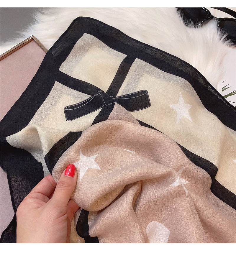 Temperament Bowknot Cotton Linen Women's Spring and Autumn Korean Version Versatile Long Style Large Shawl Winter Wrap_voghion.com