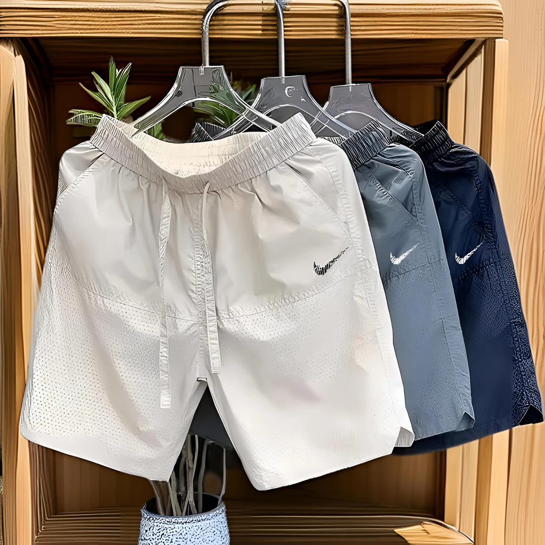 Бренд Tide, новые летние спортивные быстросохнущие свободные повседневные тонкие студенческие брюки, мужские внешние шорты, брюки с пятью точками