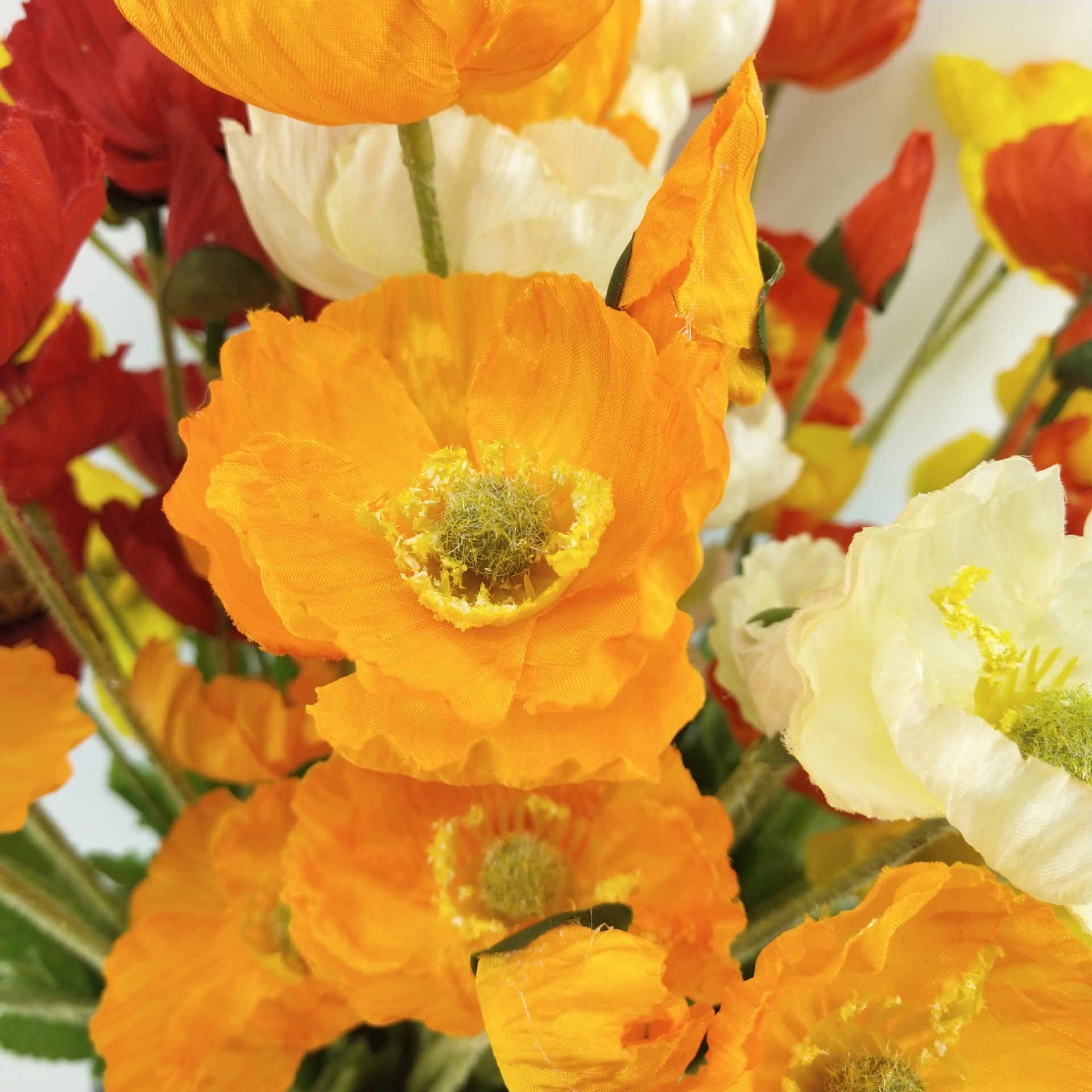 Factory direct sales poppy poppies artificial flowers wedding road leading flower arrangement decorative artificial flowers